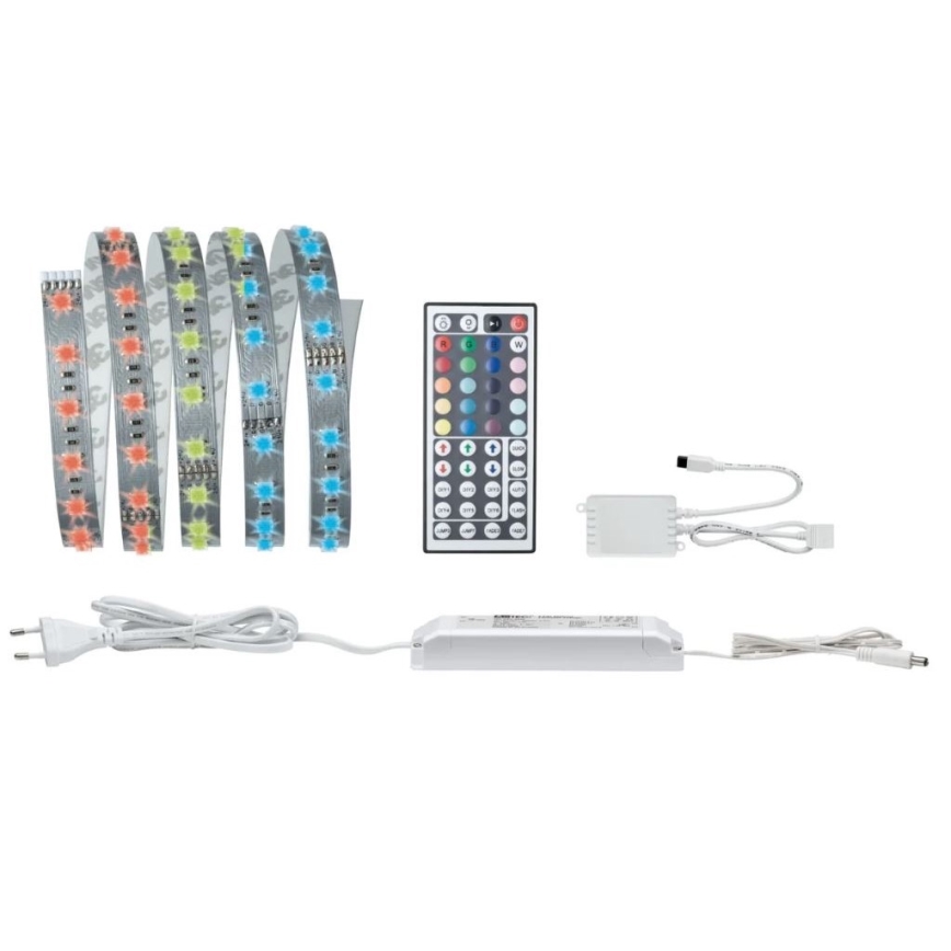 Paulmann 70587 - LED RGB/20W Dimbar ljusslinga MAXLED 1,5m 230V + fjärrkontroll