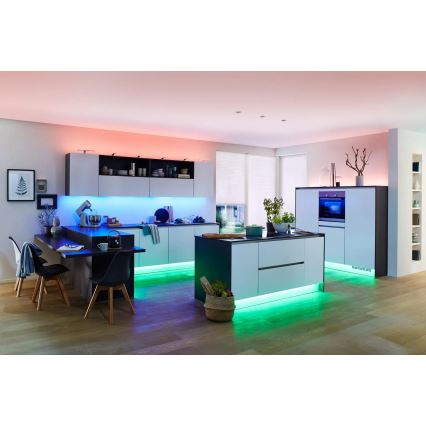 Paulmann 70627 - LED RGB/18W IP44 Dimbar badrumremsa MAXLED 1,5 m 230V + fjärrkontroll