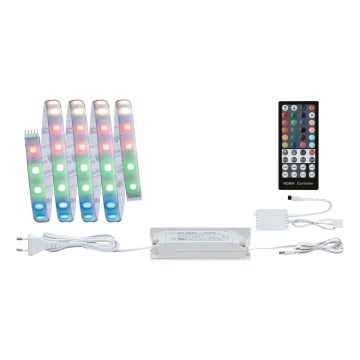 Paulmann 70627 - LED RGB/18W IP44 Dimbar badrumremsa MAXLED 1,5 m 230V + fjärrkontroll