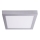 Paulmann 70650 - LED/17W Taklampa LUNAR 230V 30x30 cm matt krom