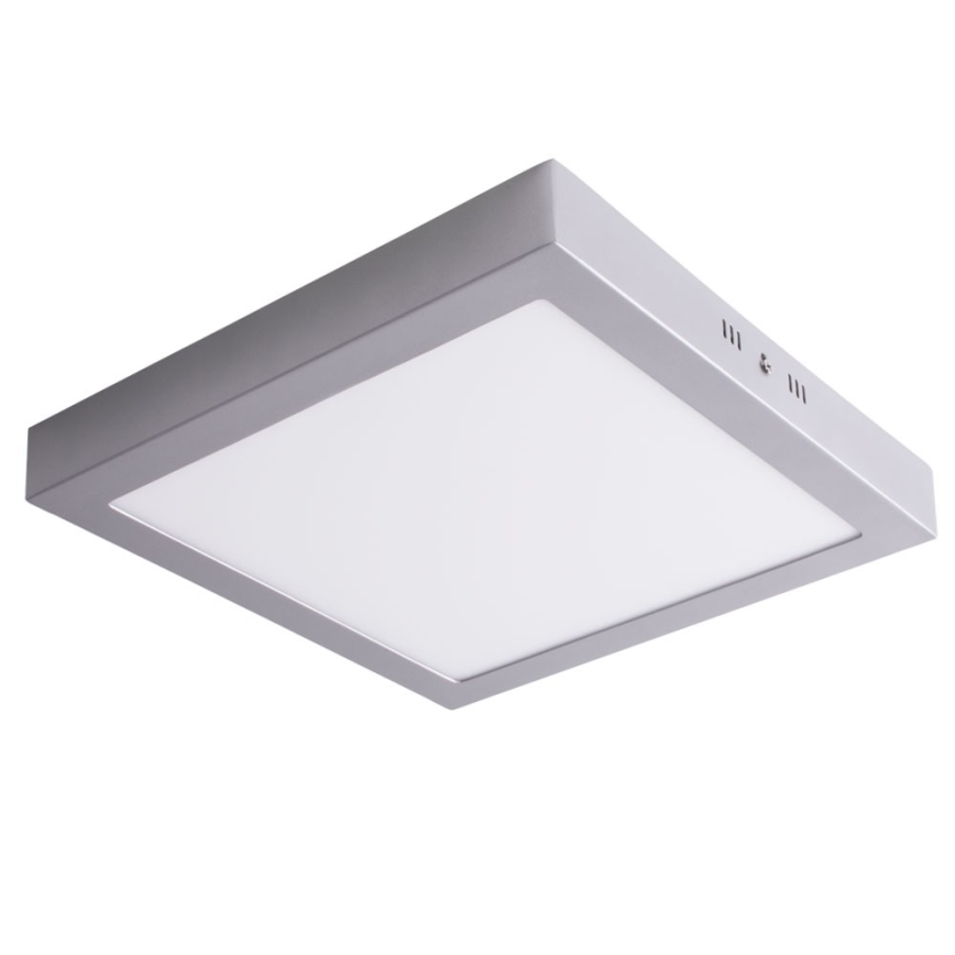 Paulmann 70650 - LED/17W Taklampa LUNAR 230V 30x30 cm matt krom
