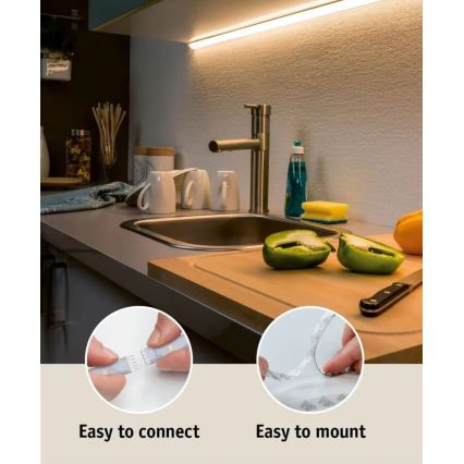 Paulmann 70665 - LED/18W IP44 Ljusreglerad badrum list MAXLED 3 m 6500K 230V