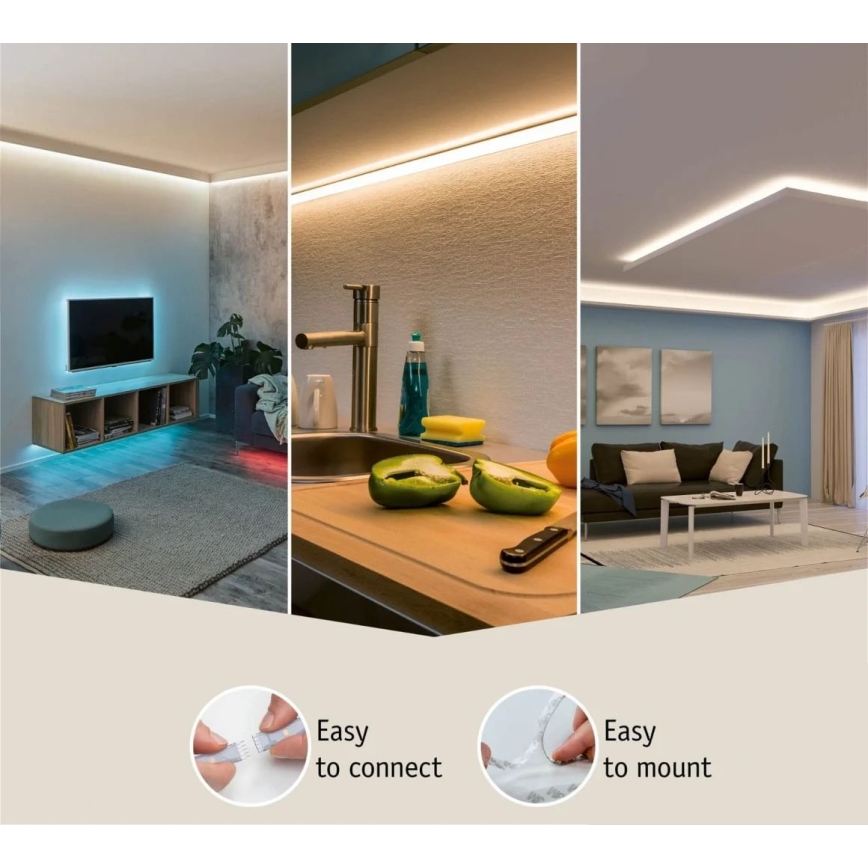 Paulmann 70672 - LED/18W IP44 Dimbar badrumremsa MAXLED 1,5 m 2700K 230V