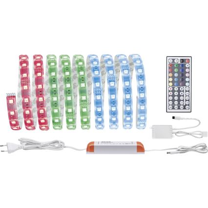 Paulmann 70673 - LED RGB/40W Dimbar slinga MAXLED 3m 230V + fjärrkontroll