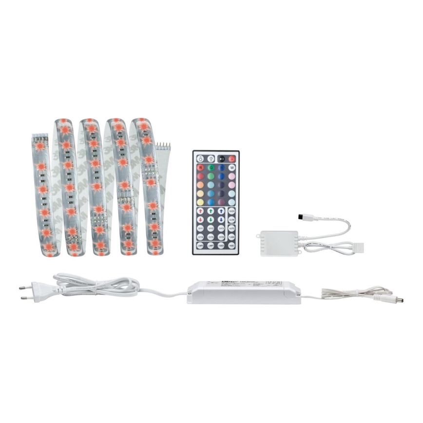 Paulmann 70674 - LED RGB/22W Dimbar remsa MAXLED 1,5 m 230V + fjärrkontroll