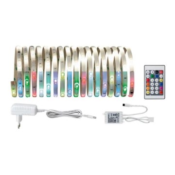 Paulmann 70697 - LED RGBW/10,5W Dimbar LED-remsa DIGITAL 4,8m 230V + fjärrkontroll