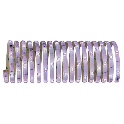 Paulmann 70697 - LED RGBW/10,5W Ljusreglerad list DIGITAL 4,8m 230V + fjärrkontroll