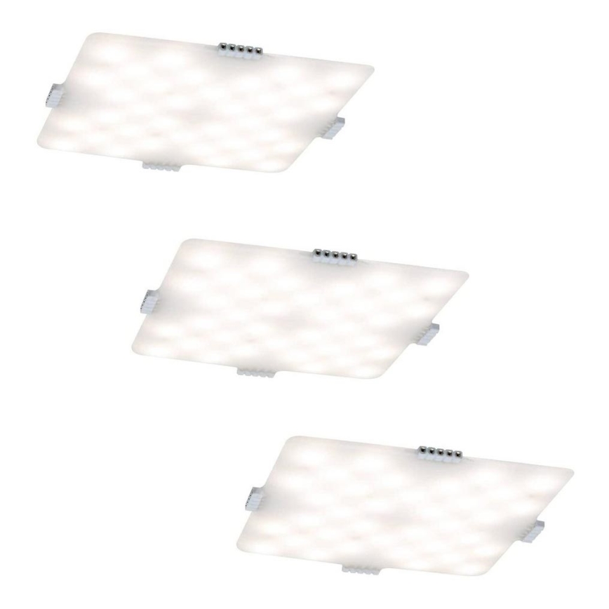 Paulmann 70710 - KIT 3xLED/3,3W Möbelbelysning med en sensor SOFTPAD 230V 2700K