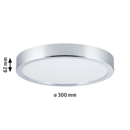 Paulmann 70882-LED/22,5W IP44 Ljusreglerad vägglampa för badrum AVIAR 230V