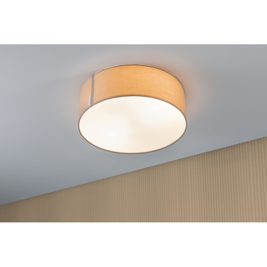 Paulmann 70952 - 2xE27/20W Takbelysning MARI 230V beige