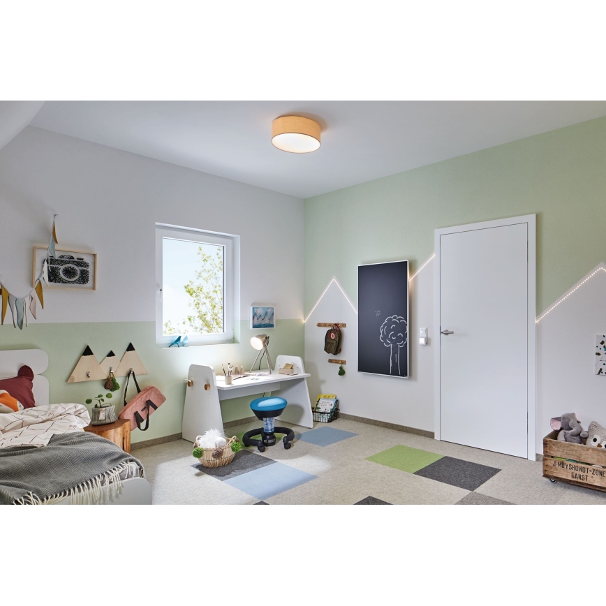 Paulmann 70952 - 2xE27/20W Takbelysning MARI 230V beige