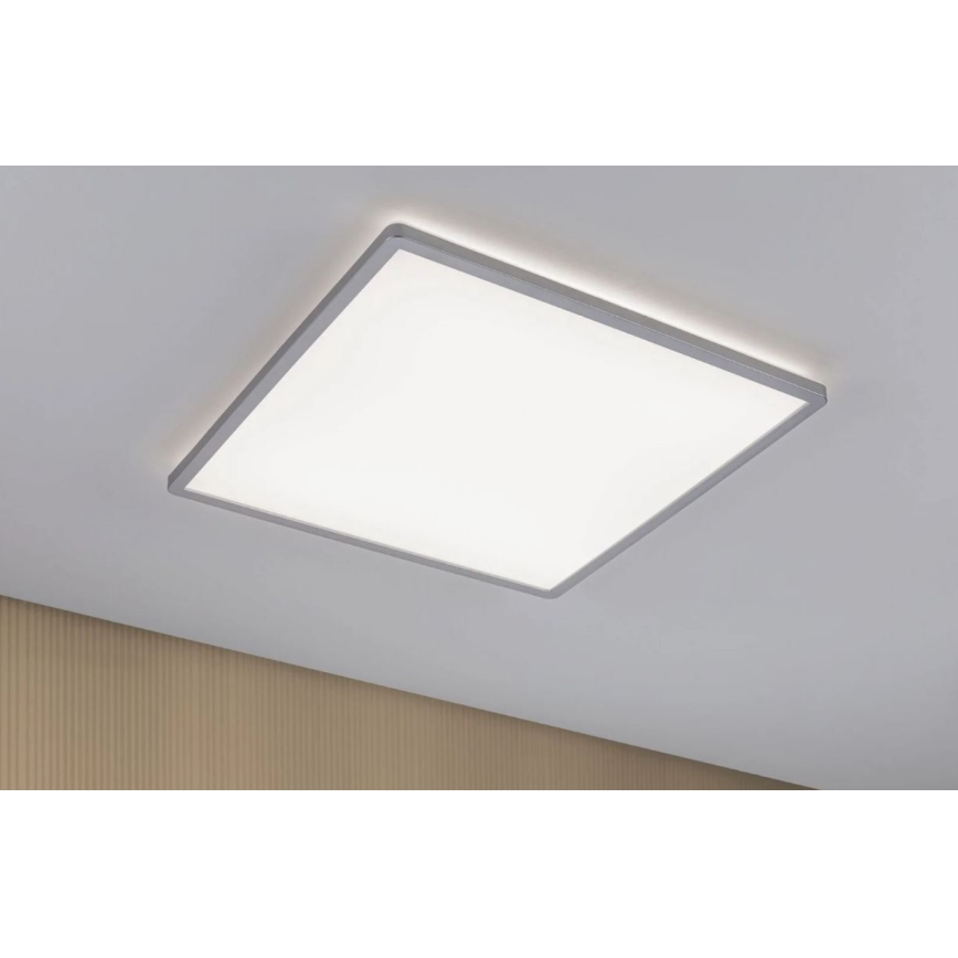 Paulmann 71009 - LED/22W Ljusreglerad panel ATRIA 230V 4000K 42x42 cm matt krom