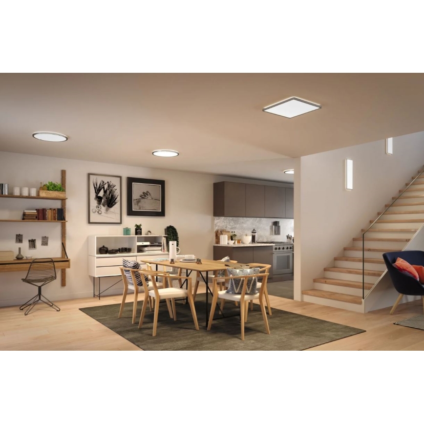 Paulmann 71009 - LED/22W Ljusreglerad panel ATRIA 230V 4000K 42x42 cm matt krom