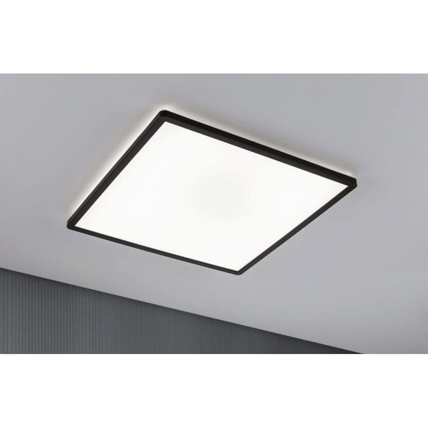 Paulmann 71016 - LED/22W Ljusreglerad panel ATRIA 230V 4000K 42x42 cm svart