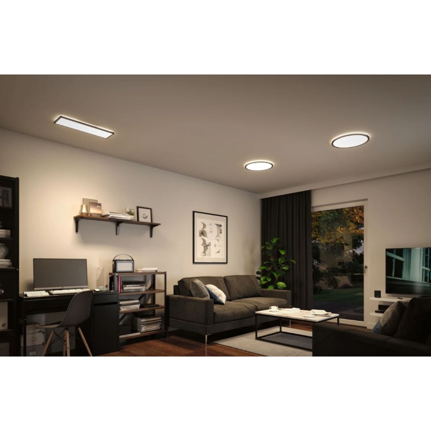 Paulmann 71016 - LED/22W Ljusreglerad panel ATRIA 230V 4000K 42x42 cm svart