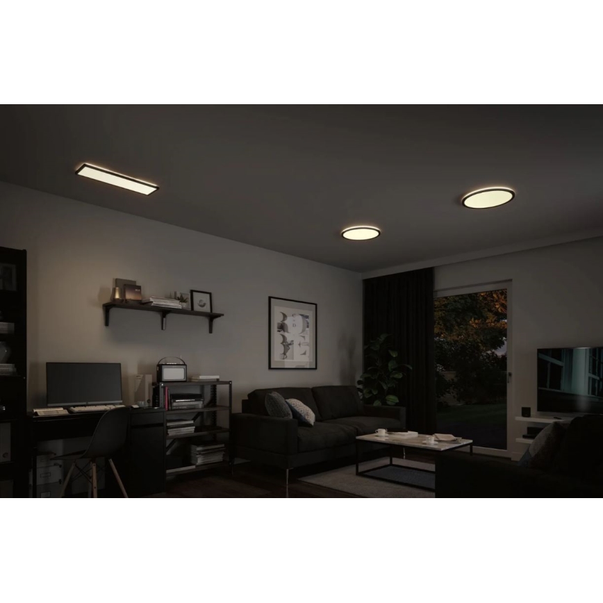 Paulmann 71016 - LED/22W Ljusreglerad panel ATRIA 230V 4000K 42x42 cm svart