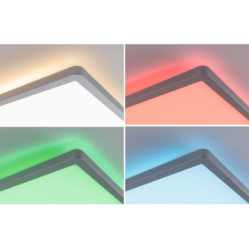 Paulmann 71020 - LED/20W RGBW Ljusreglerad panel ATRIA 230V 4000K 20x58 cm + fjärrkontroll