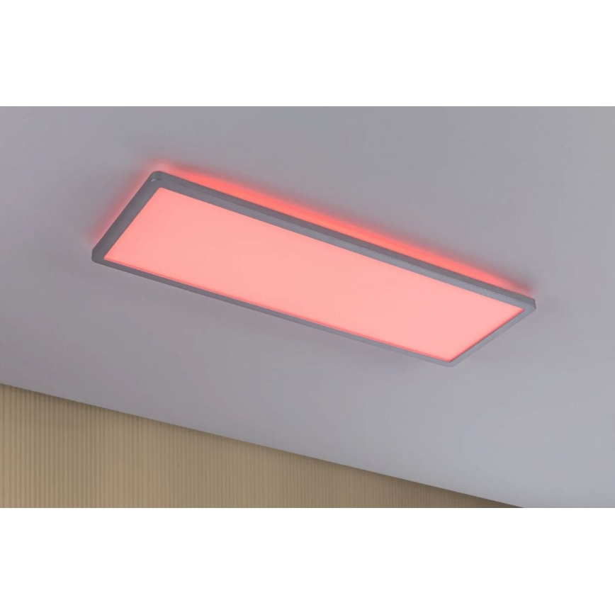 Paulmann 71020 - LED/20W RGBW Ljusreglerad panel ATRIA 230V 4000K 20x58 cm + fjärrkontroll