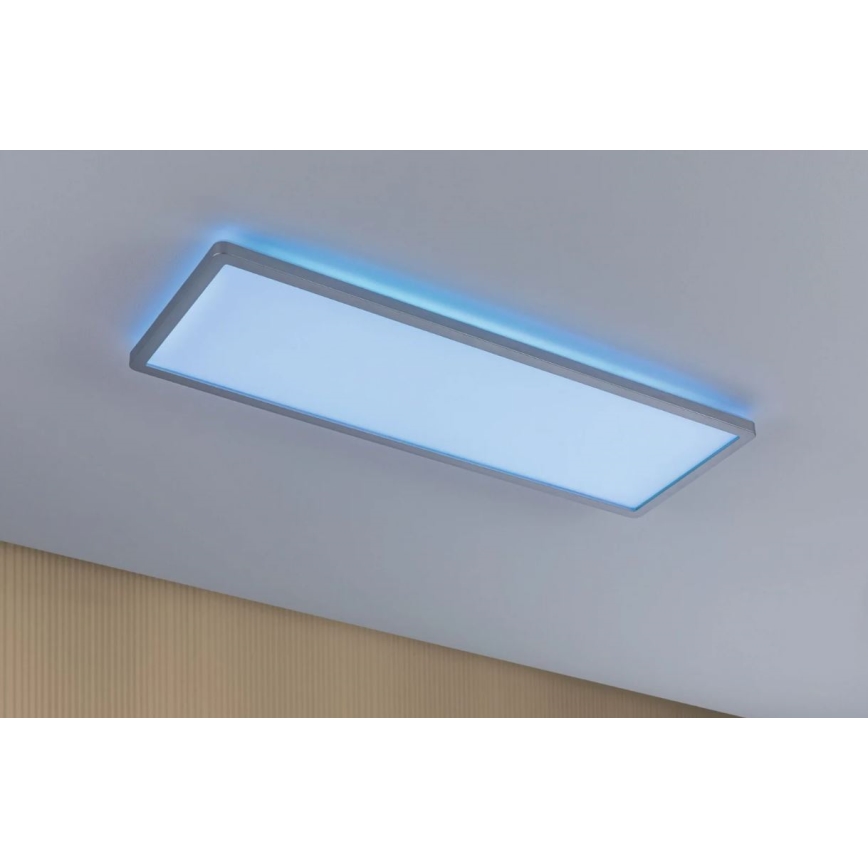 Paulmann 71020 - LED/20W RGBW Ljusreglerad panel ATRIA 230V 4000K 20x58 cm + fjärrkontroll