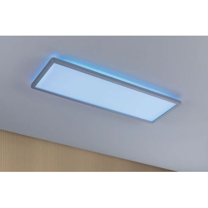 Paulmann 71020 - LED/20W RGBW Ljusreglerad panel ATRIA 230V 4000K 20x58 cm + fjärrkontroll