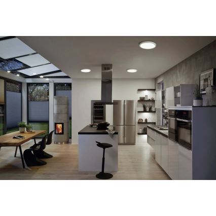 Paulmann 71023 - LED/22W Taklampa ABIA 230V matt krom