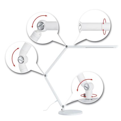 Paulmann 78911 - LED/10,6W Ljusreglerad bordslampa FLEXBAR 230V 3000/4000/6500K