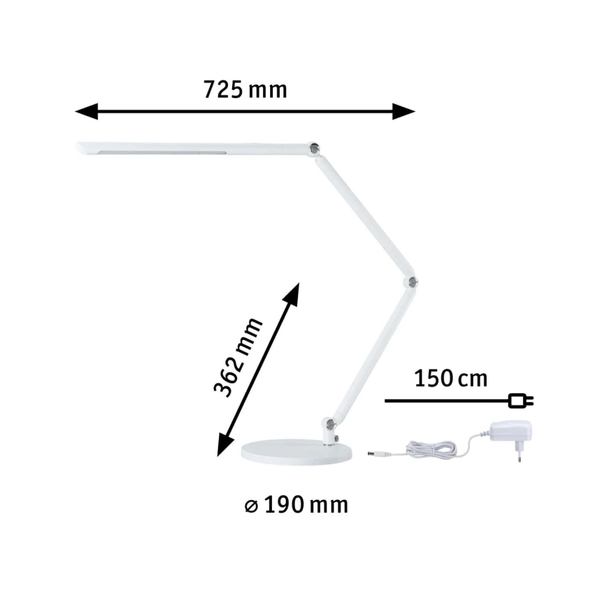 Paulmann 78911 - LED/10,6W Ljusreglerad bordslampa FLEXBAR 230V 3000/4000/6500K