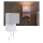 Paulmann 78913 - LED/2,5W + 1xE27/40W Vägglampa med hylla och USB MERANI 230V vit