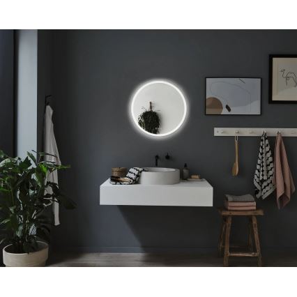 Paulmann 78952- LED/21W IP44 Ljusreglerad badrum uppvärmd bakbelysning spegel MIRA 230V