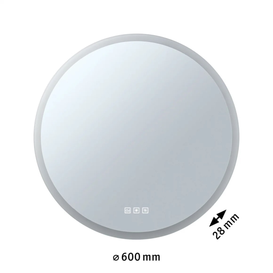 Paulmann 78952- LED/21W IP44 Ljusreglerad badrum uppvärmd bakbelysning spegel MIRA 230V