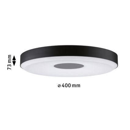 Paulmann 79518 - LED/23W Ljusreglerad taklampa PURIC PANE 230V