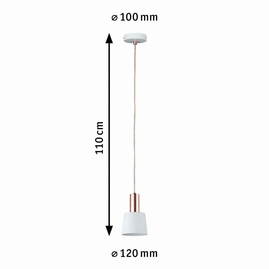 Paulmann 79656 - 1xE14/20W  Ljuskrona med textilsladd NEORDIC HALDAR 230V