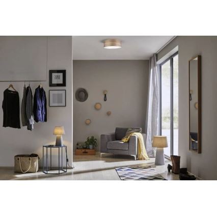 Paulmann 79687 - 3xE27/20W Taklampa NEORDIC LISKA 230V valnöt
