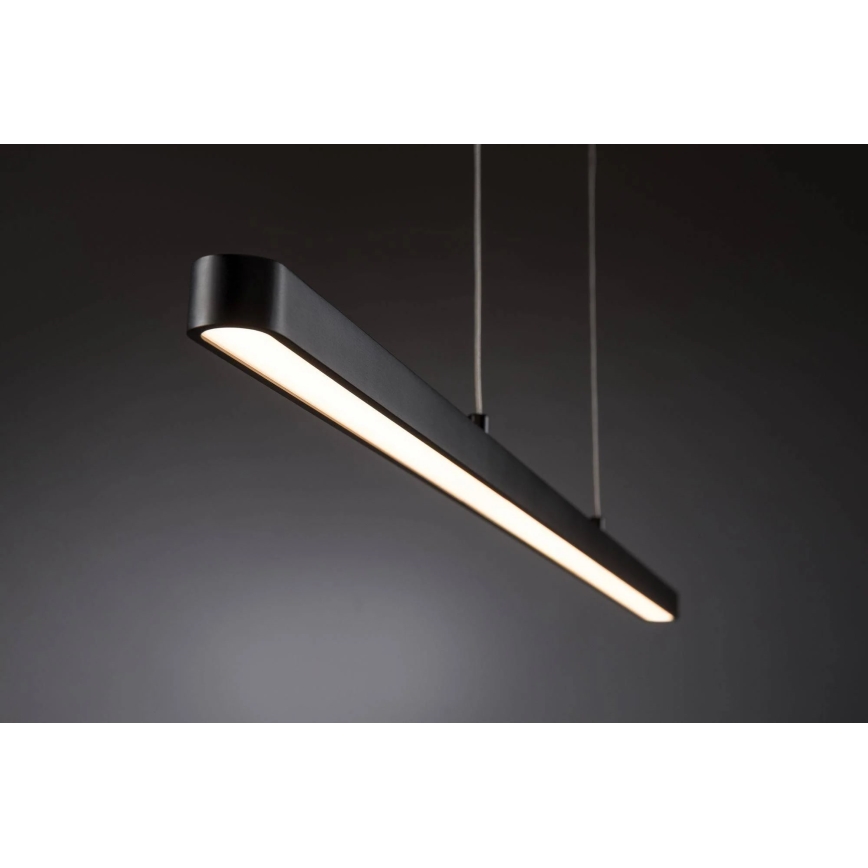 Paulmann 79693 - LED/42W Ljusreglerad ljuskrona på snöre LENTO 230V svart
