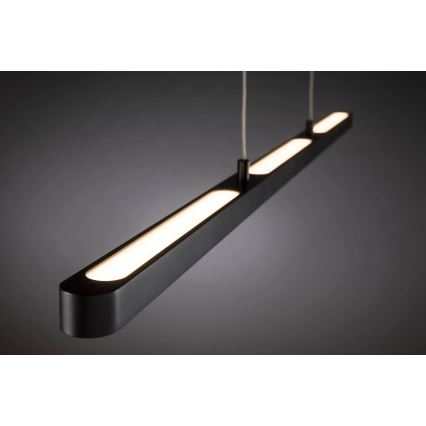 Paulmann 79693 - LED/42W Ljusreglerad ljuskrona på snöre LENTO 230V svart