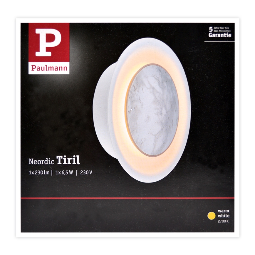 Paulmann 79700 - LED/6,5W väggbelysning TIRIL 230V