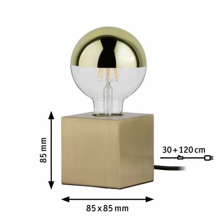 Paulmann  79728 - 1xE27/20W Bordslampa DILJA 230V