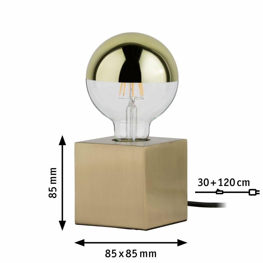 Paulmann  79728 - 1xE27/20W Bordslampa DILJA 230V