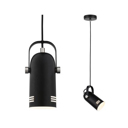 Paulmann 79766 - 1xE27/15W Takpendel med kabel LAVEA 230V svart