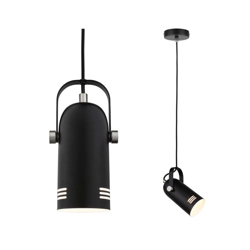 Paulmann 79766 - 1xE27/15W Takpendel med kabel LAVEA 230V svart