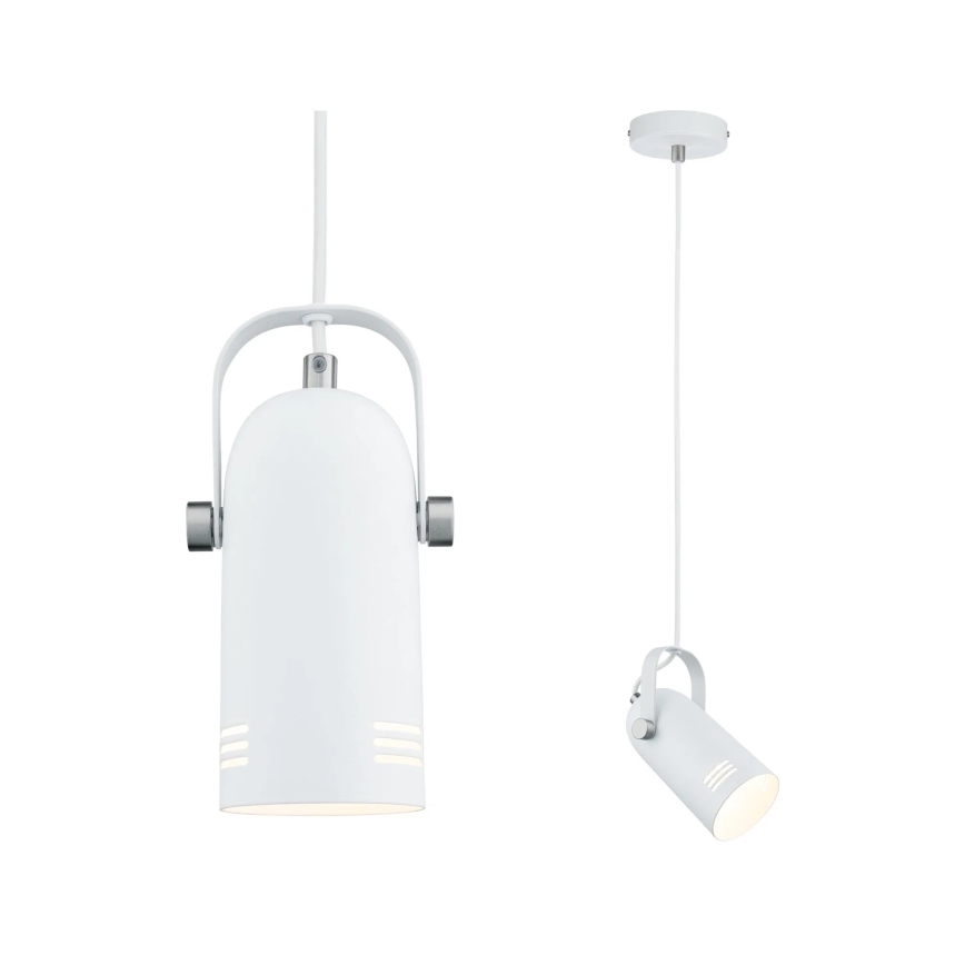 Paulmann 79767 - 1xE27/15W Pendel med sladd LAVEA 230V vit