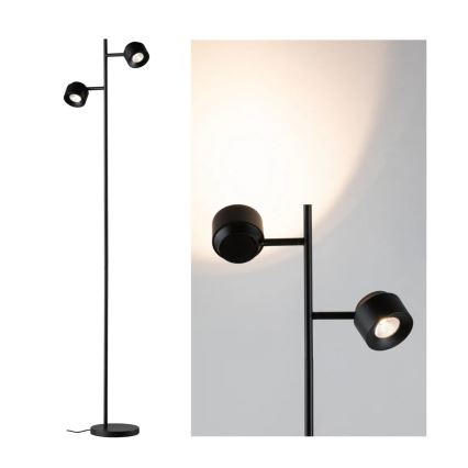 Paulmann 79775 - 2xLED/3W Ljusreglerad golvlampa PURIK PANE 230V