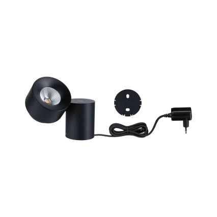 Paulmann 79776 - LED/3W Ljusreglerad vägglampa 2i1 PURIC PANE 230V