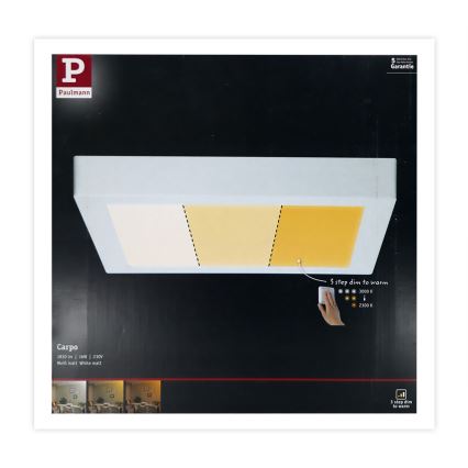 Paulmann 79801 - LED/13W Taklampa CARPO 230V 2300/2500/3000K