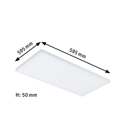 Paulmann 79827 - LED/15,5W Ljusreglerad belysning SMART VELORA 230V 2700-6500K