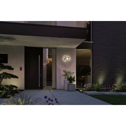 Paulmann 79842 - LED/0,2W IP44 Solcell husnummer 1,2V