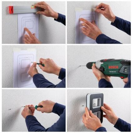 Paulmann 79842 - LED/0,2W IP44 Solcell husnummer 1,2V