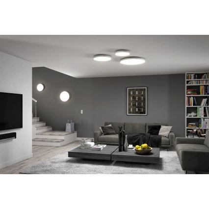 Paulmann 79894 - LED/38W Takarmatur VELORA 230V 3000/4000/6500K Ø 60 cm vit
