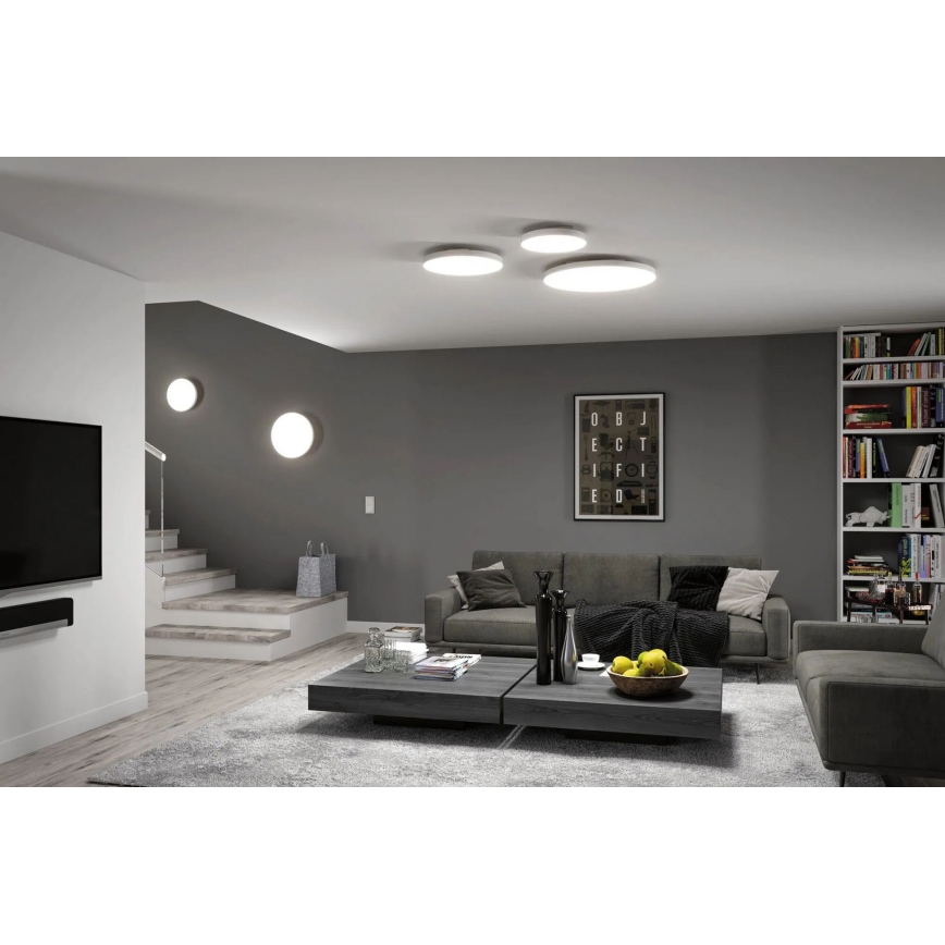 Paulmann 79894 - LED/38W Takarmatur VELORA 230V 3000/4000/6500K Ø 60 cm vit