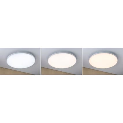 Paulmann 79894 - LED/38W Takarmatur VELORA 230V 3000/4000/6500K Ø 60 cm vit